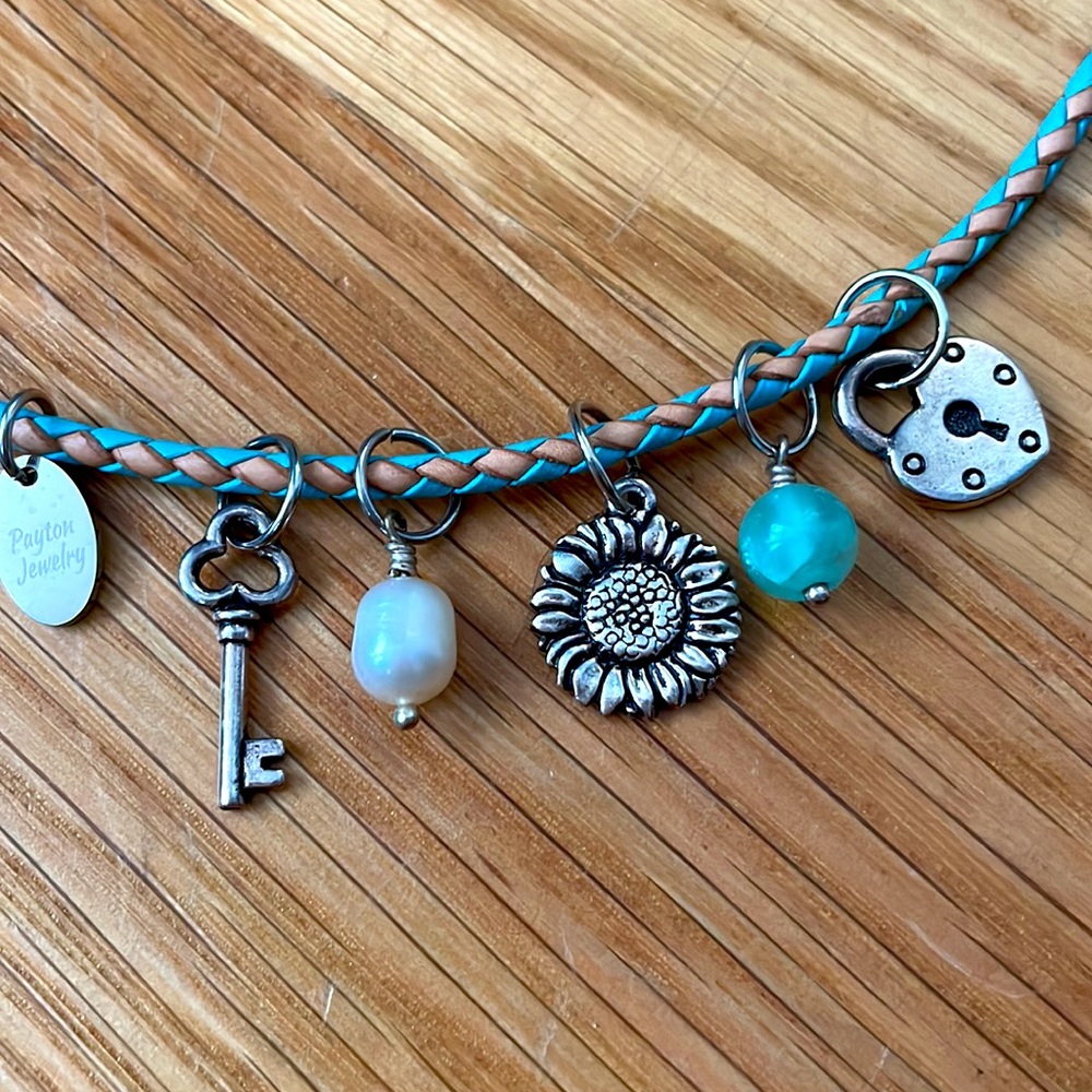 Payton Necklace or Bracelet with 7 Charms NEVER WORN - Picture 5 of 8